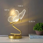 Luxury butterfly LED table lamp