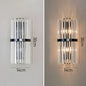 Crystal Prism Wall Sconce in Black