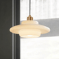 Milk Glass Pendant Light – close-up