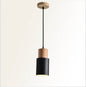 Mini Macaron Cylinder Pendant – Black