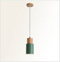 Mini Macaron Cylinder Pendant – Green