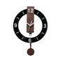 Acrylic and Wood Pendulum Clock – in a room setting