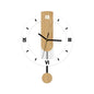 Acrylic and Wood Pendulum Clock – alternative angle