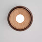 Round Wooden LED Ceiling Light – design detail