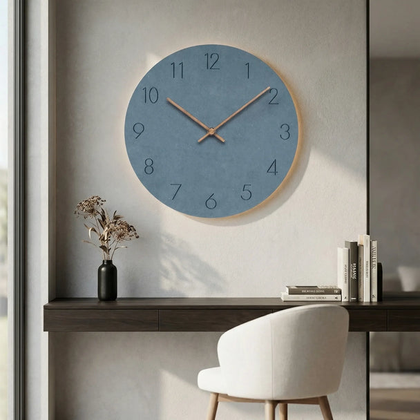 Minimalist Silent Round Wall Clock