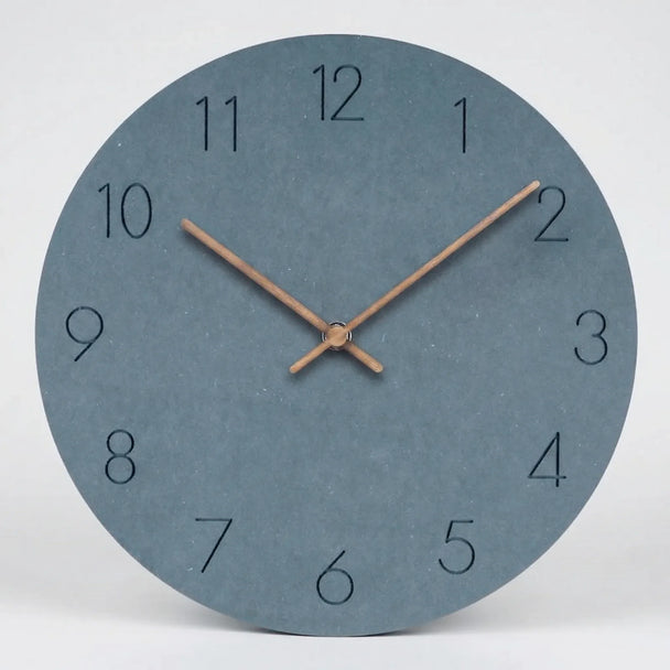Minimalist Silent Round Wall Clock