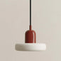 Morandi Glass Dome Pendant Light – Red