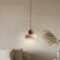 Natural Stone and Wood Mini Pendant Light
