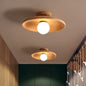 Wooden Semi-Flush Ceiling Light – product photo