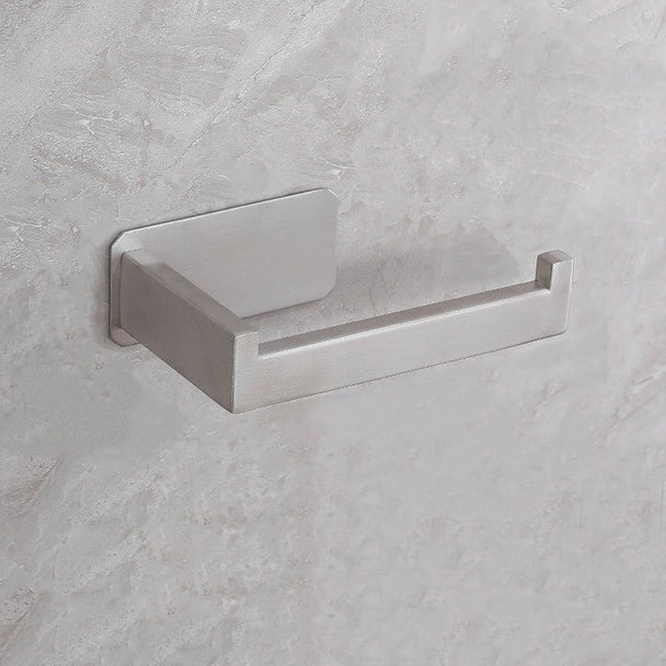 No-Drill Stainless Steel Toilet Roll Holder
