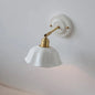 Cream Ceramic Wall Lamp – in a room setting