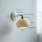 Cream Ceramic Wall Lamp – lifestyle photo