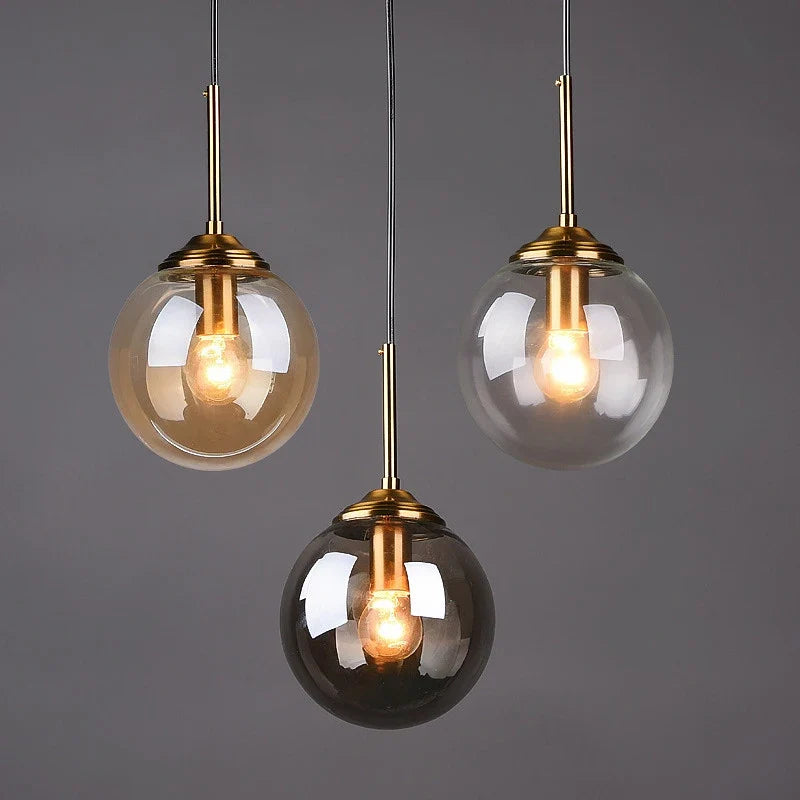 Nordic Glass Globe Mini Pendant Light