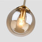 Nordic Glass Globe Mini Pendant Light – Amber