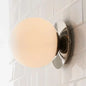 Glass Globe Wall Light – detail view