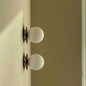 Glass Globe Wall Light – close-up