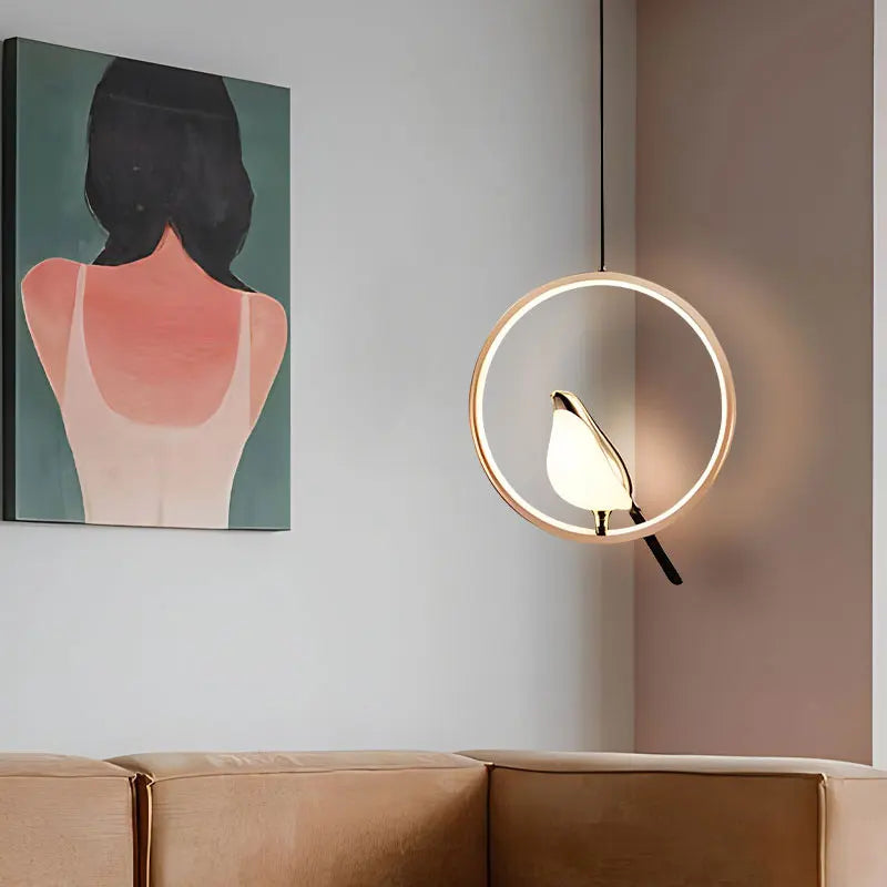 Bird LED Pendant Light – close-up