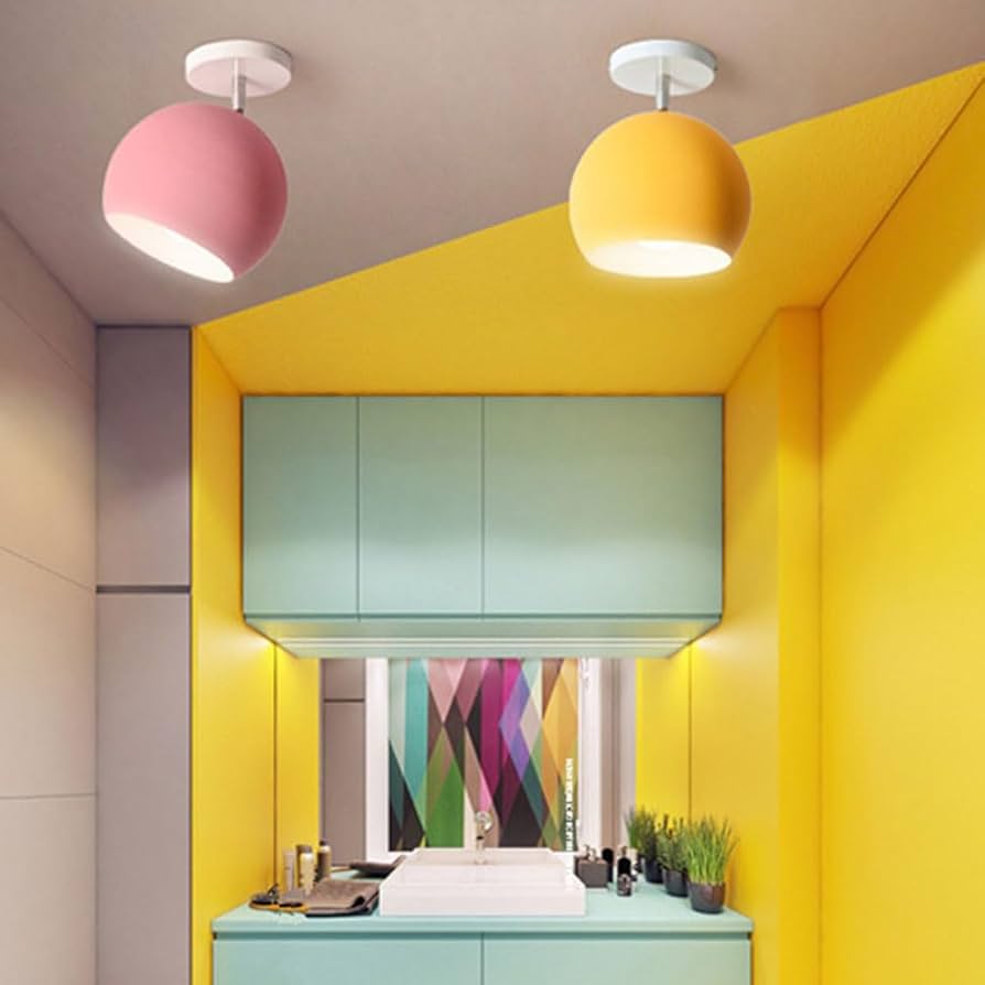 Macaron Aluminium Ceiling Light – detail view