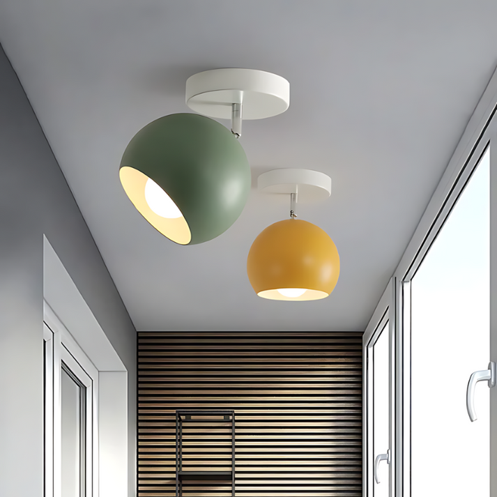 Macaron Aluminium Ceiling Light – close-up