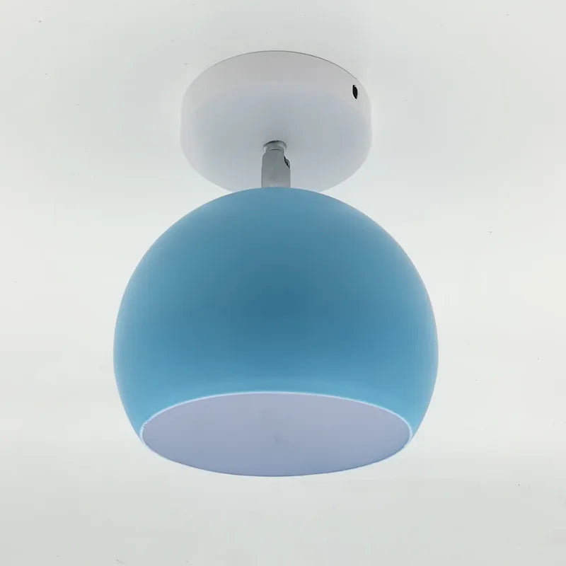 Macaron Aluminium Ceiling Light in Blue