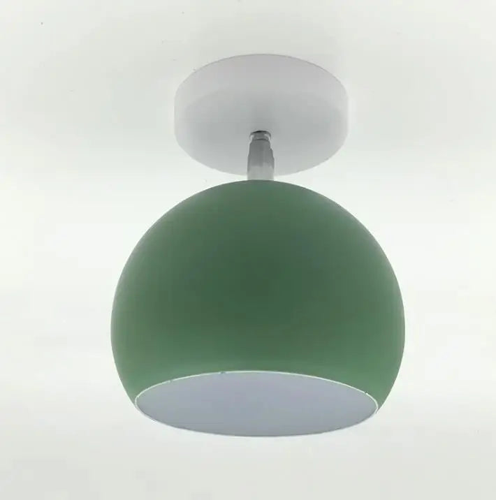 Macaron Aluminium Ceiling Light in Green