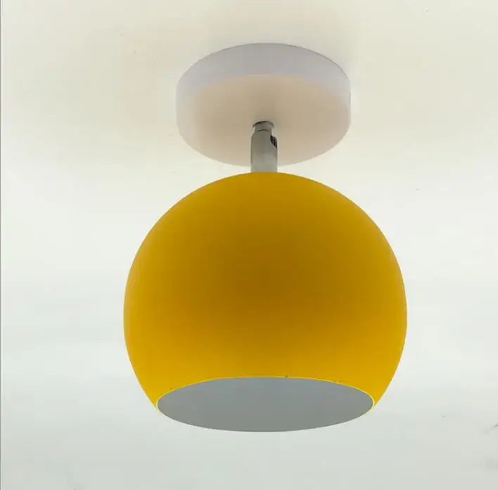 Macaron Aluminium Ceiling Light in Yellow