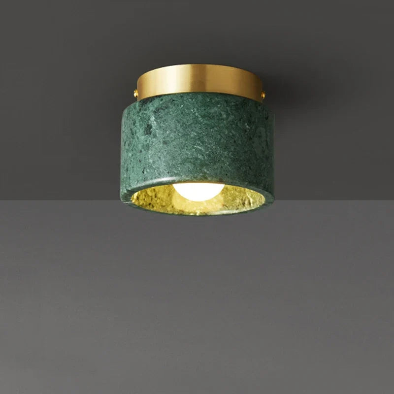 Marble Ceiling Downlight in Green
