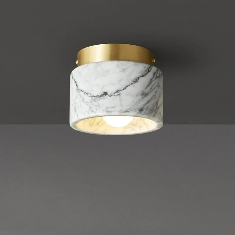 Marble Ceiling Downlight in White