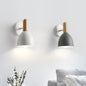 Nordic Wood and Metal Wall Lamp
