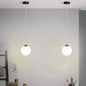 Opal Glass Globe Pendant Light