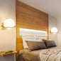 Opal Glass Globe Wall Sconce