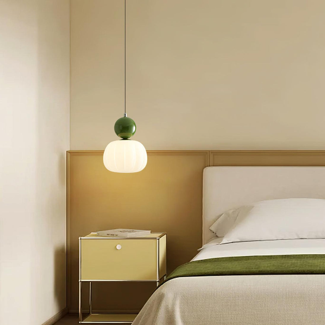 Round Acrylic Mini Pendant Light – styled view