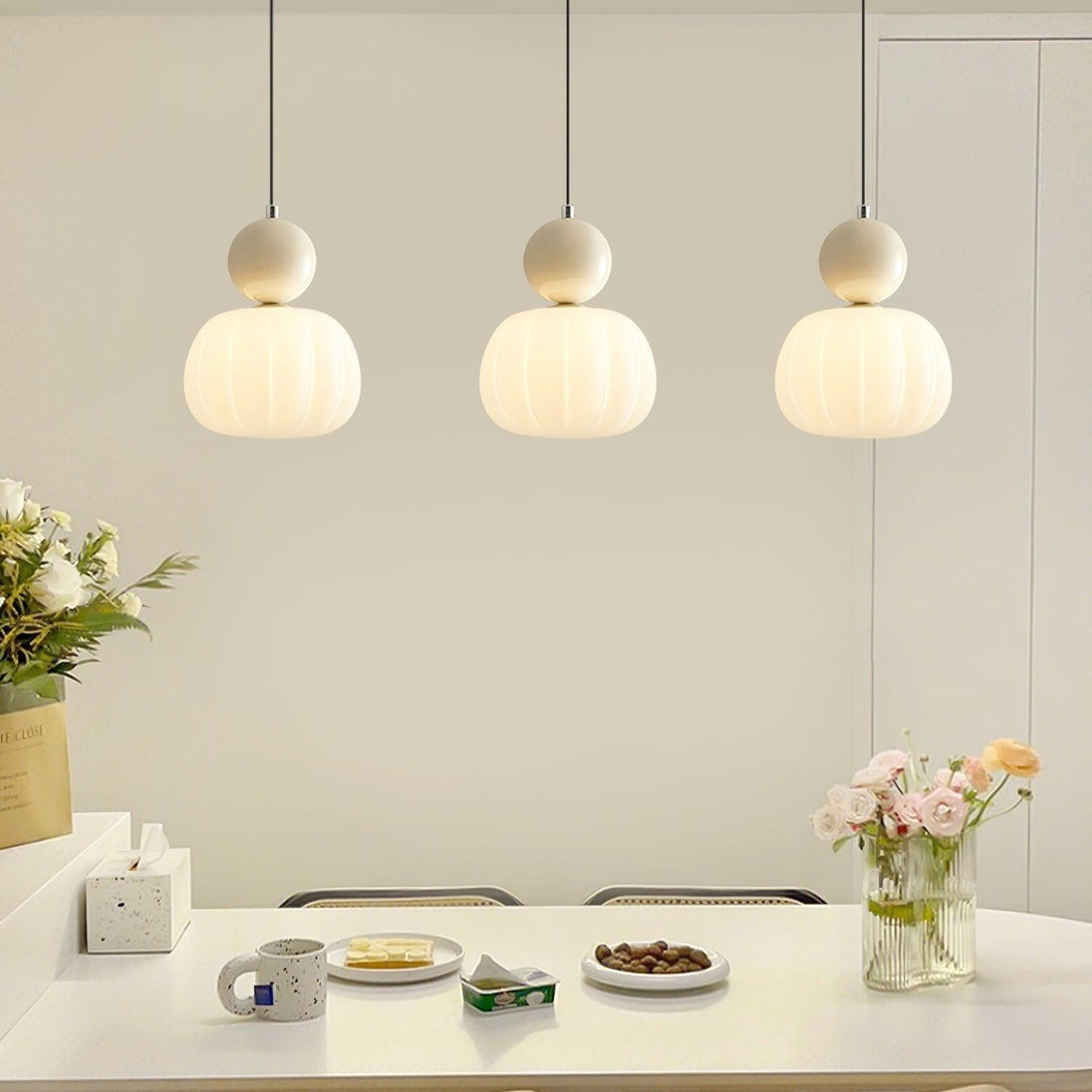 Round Acrylic Mini Pendant Light – size overview