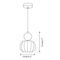 Round Acrylic Mini Pendant Light – lifestyle photo