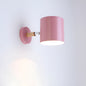 Pastel Wood and Metal Wall Lamp – Pink