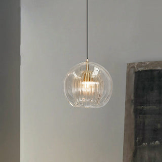 Pendant Light with Dual-layer Glass Globe