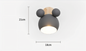 Playful Mouse Wall Lamp