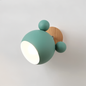 Playful Mouse Wall Lamp – Green