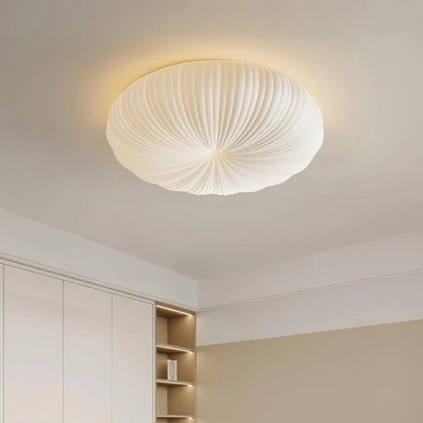 Pleated Acrylic LED Ceiling Light