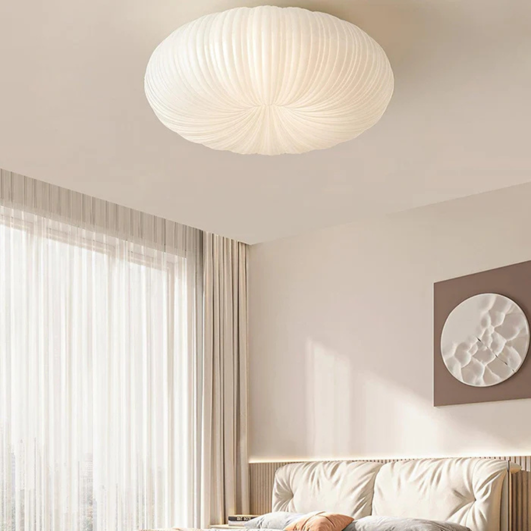 Pleated Acrylic LED Ceiling Light
