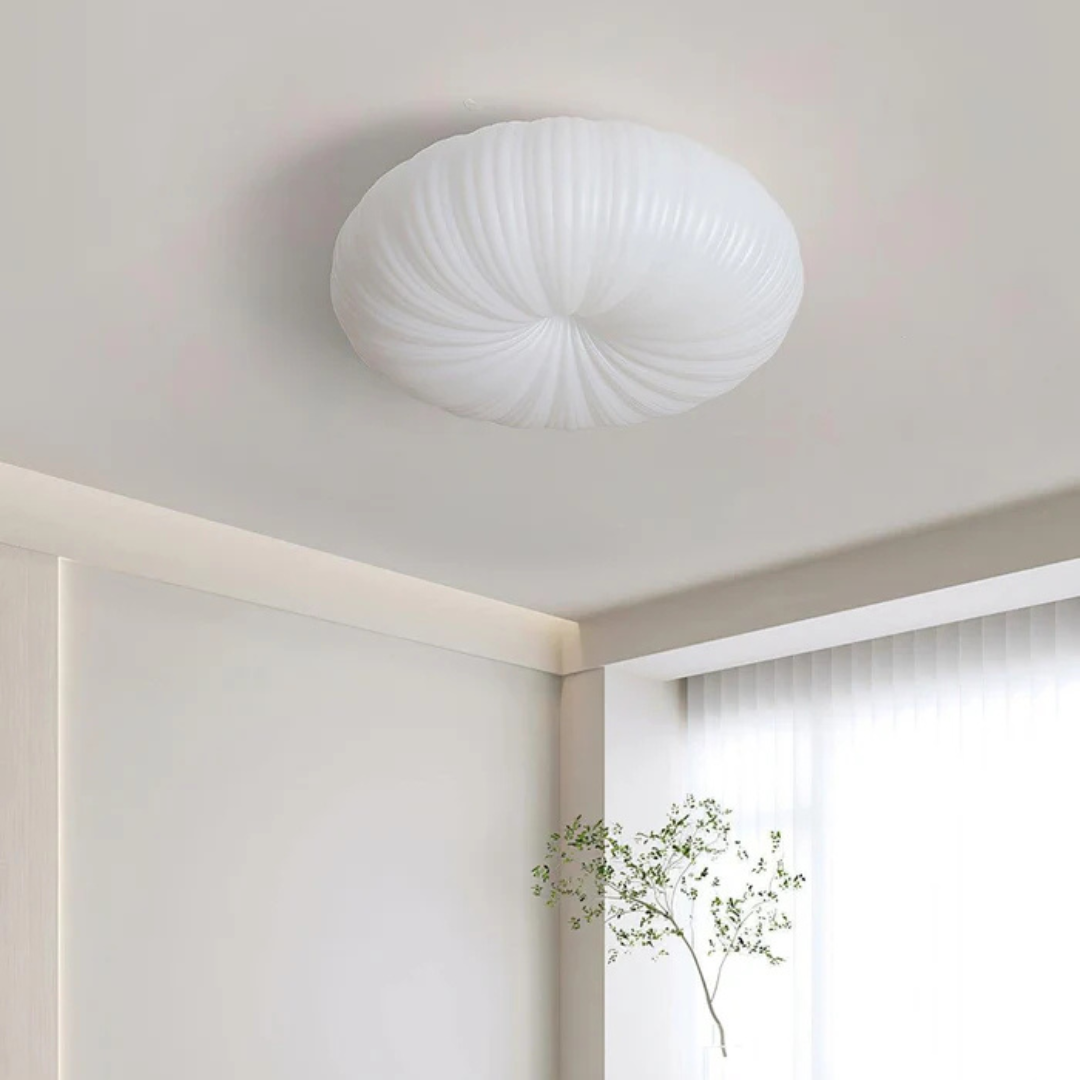 Pleated Acrylic LED Ceiling Light