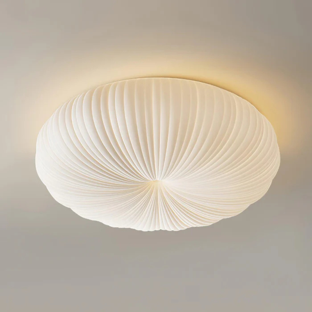 Pleated Acrylic LED Ceiling Light