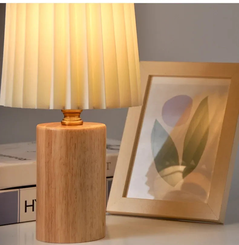Pleated Shade Table Lamp