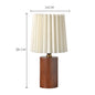 Pleated Shade Table Lamp