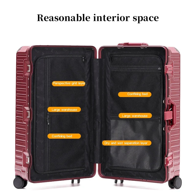 Polycarbonate Hard Shell Suitcase – close-up