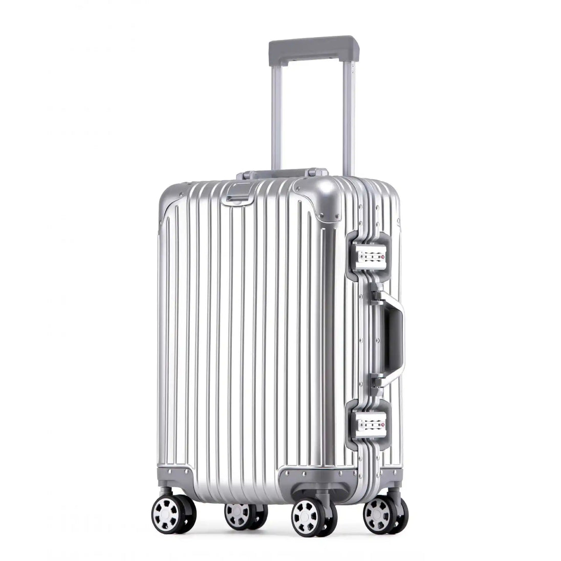 Premium Aluminium-Magnesium Suitcase in Silver