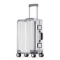 Premium Aluminium-Magnesium Suitcase in Silver