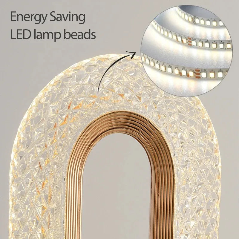 3D Crystal LED Night Light – close-up