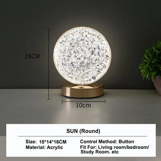 3D Crystal LED Night Light – Ball