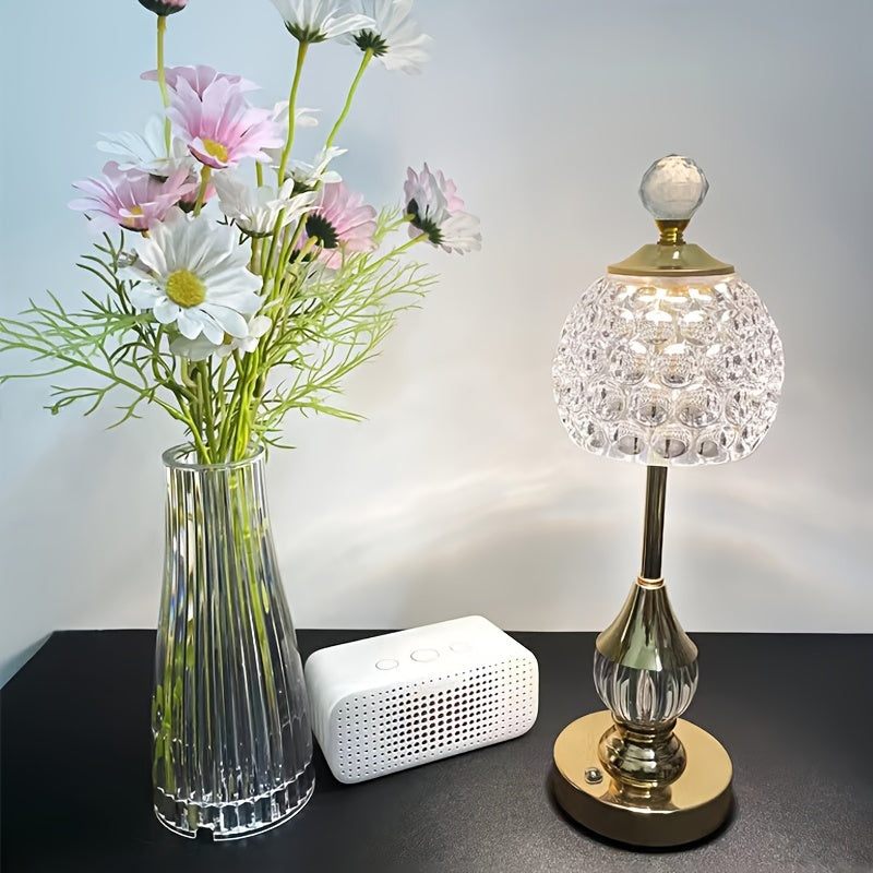 Crystal Touch Table Lamp – detail view